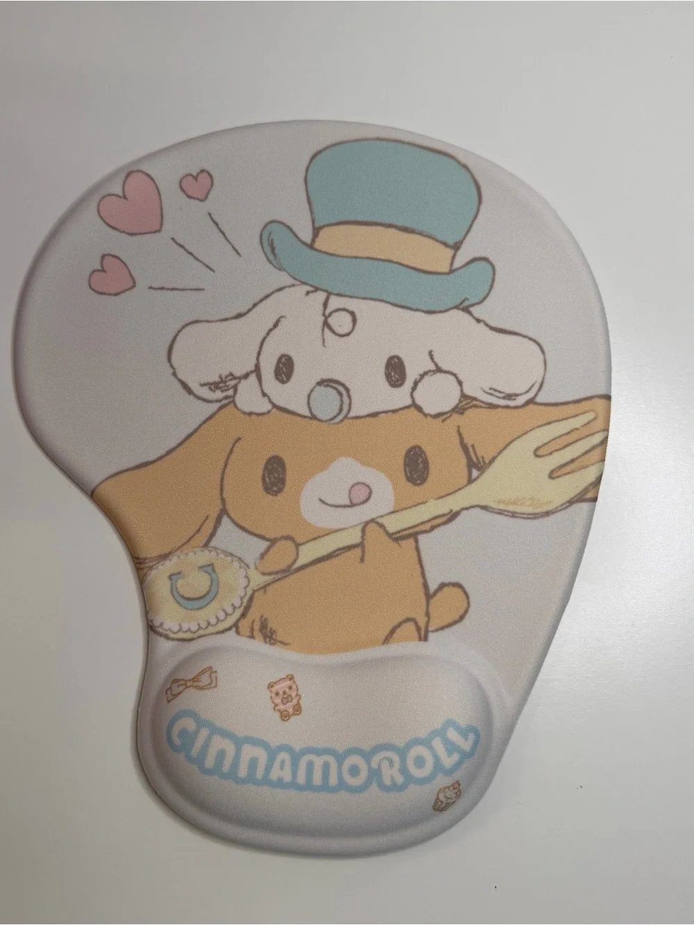 Cinnamoroll Pastel Pink & Blue Ergonomic Wrist Support Mouse Pad